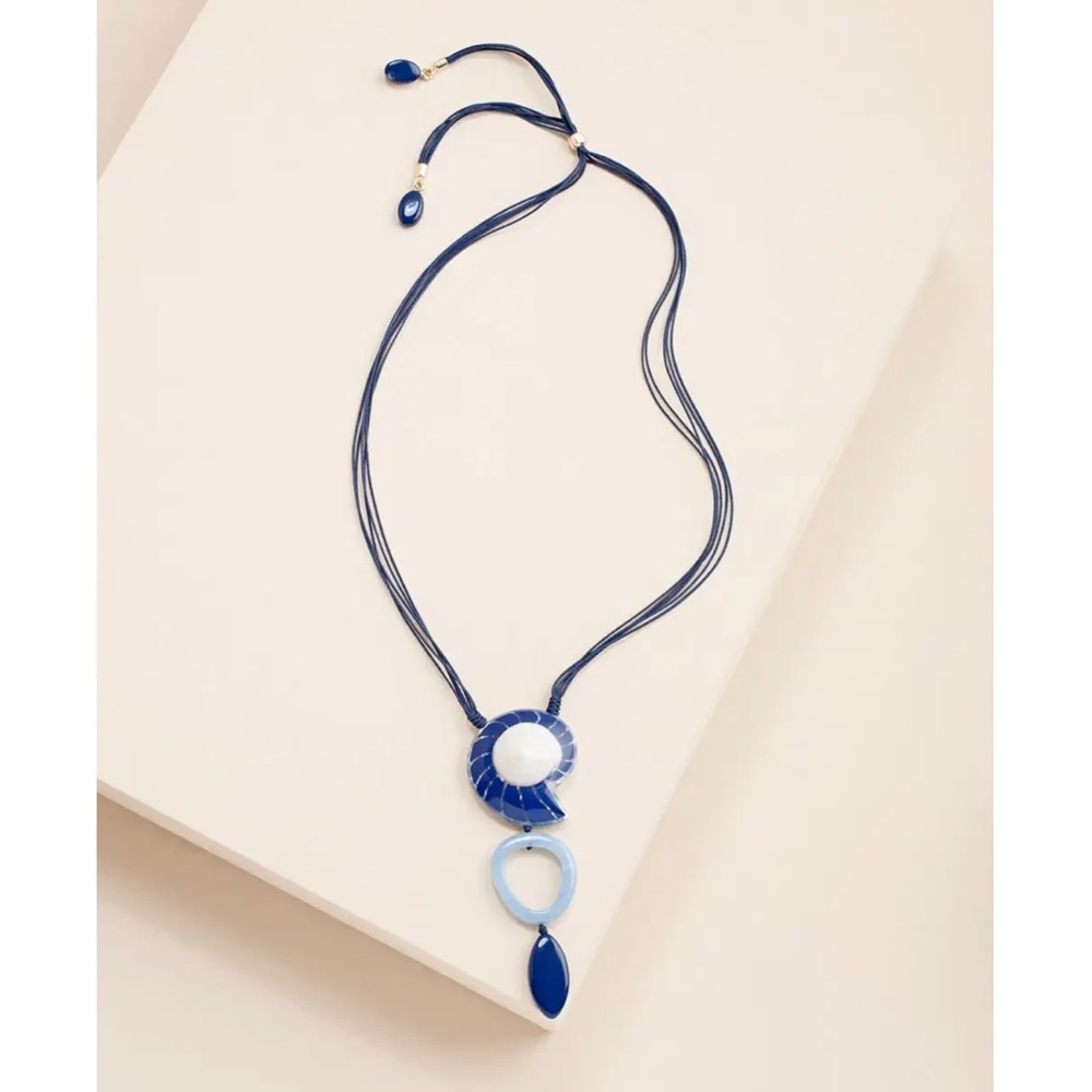 Chico's Blue Crystal Necklace